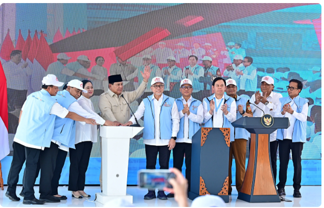 Presiden Prabowo Resmikan Kopdes/ Kel Merah Putih